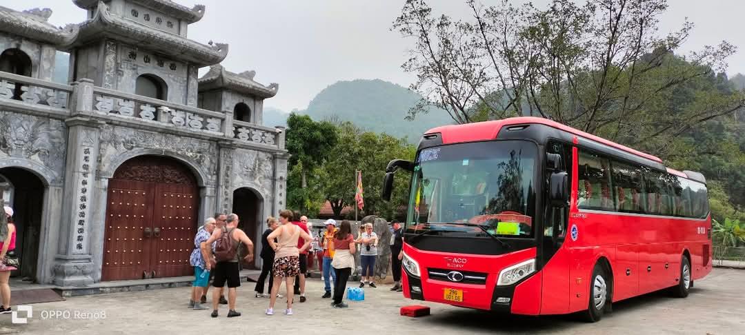 Tourists visiting local attraction