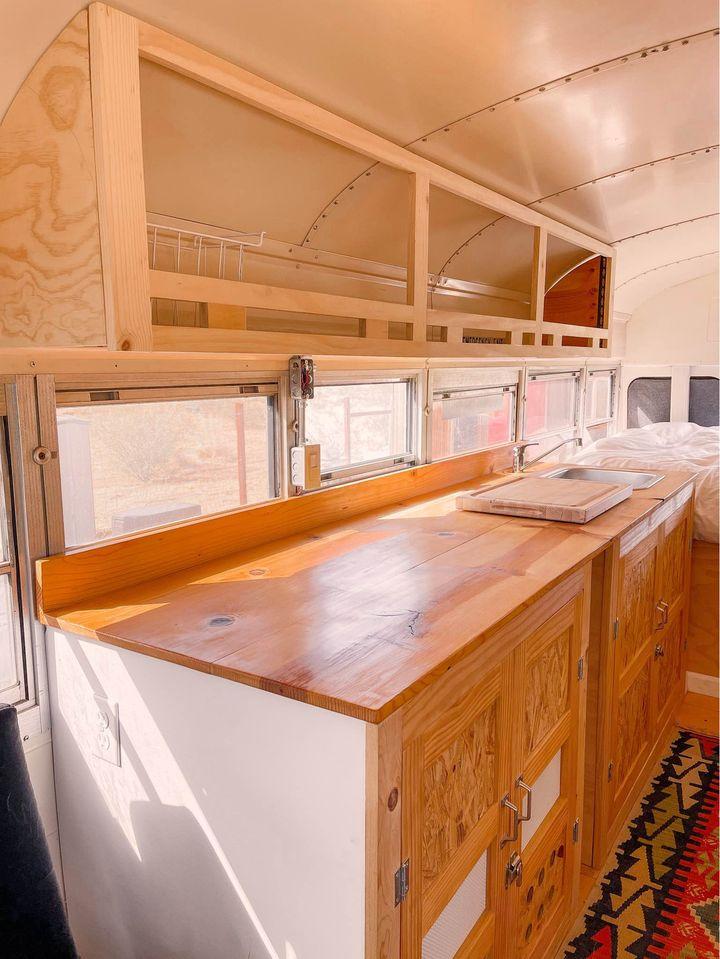 School bus interior framework