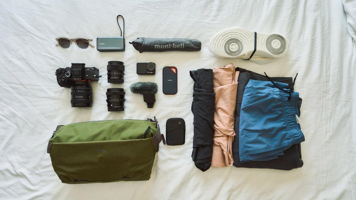 Camera gear for vacation photography
