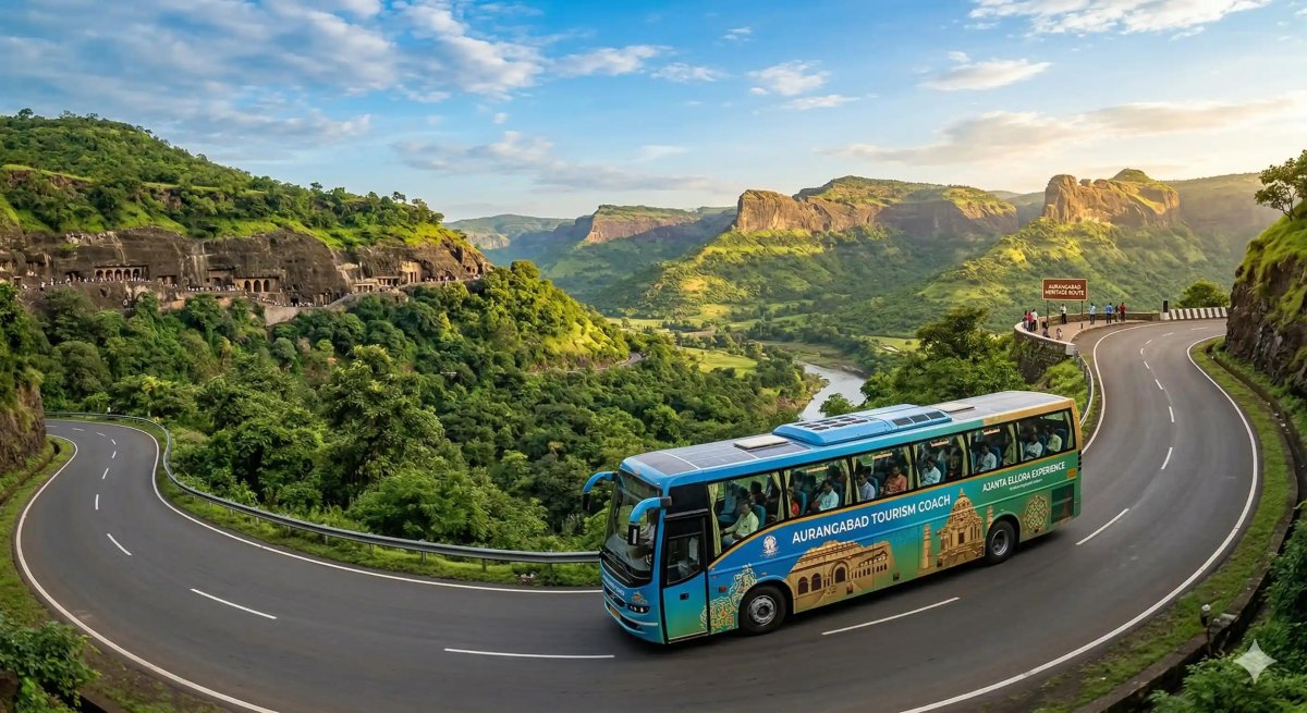 Scenic bus tour route planning