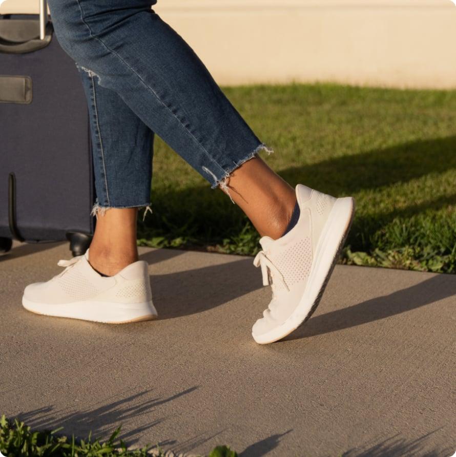 Comfortable walking shoes for travel