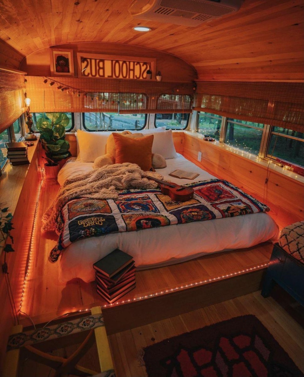 Bus Camping Ideas for a Cozy Road Life