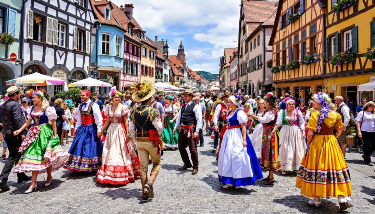 European cultural festival celebration
