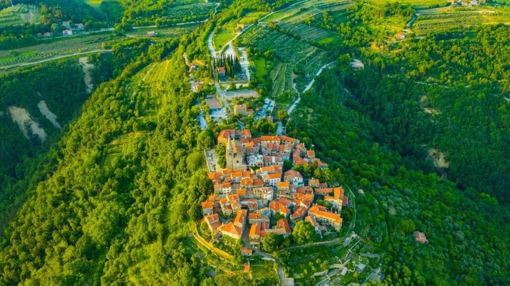 Hidden European village street