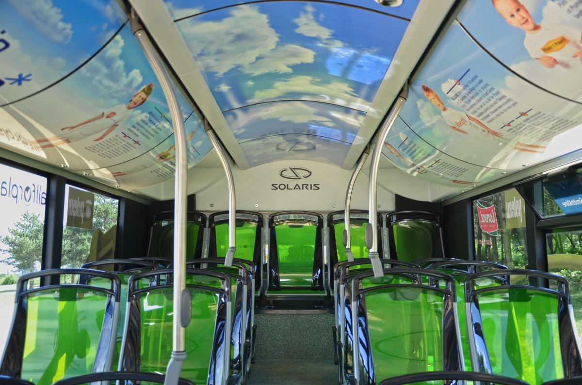 Eco friendly bus interior