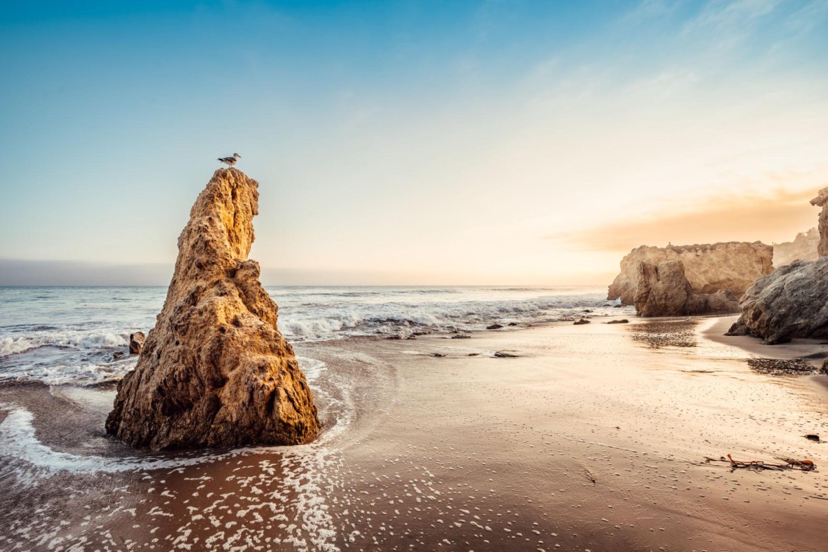 El Matador State Beach cliffs and ocean