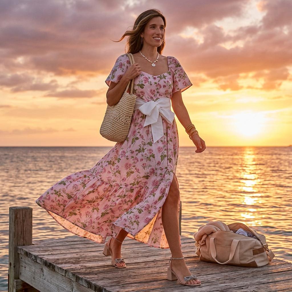 Summer evening outfit accessories