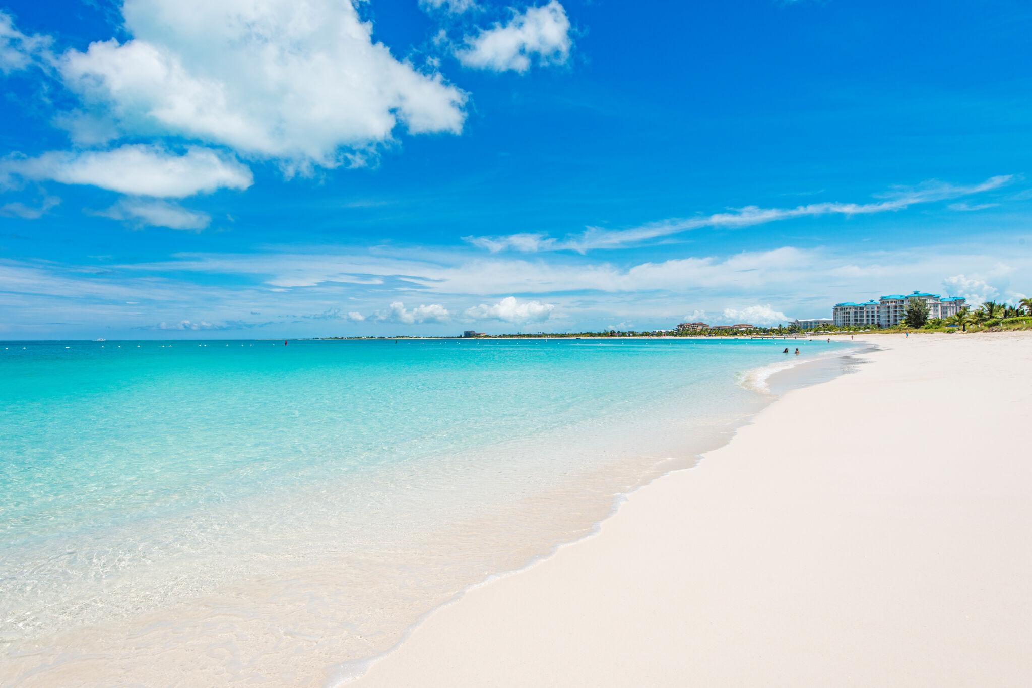 Grace Bay white sand and turquoise Caribbean water
