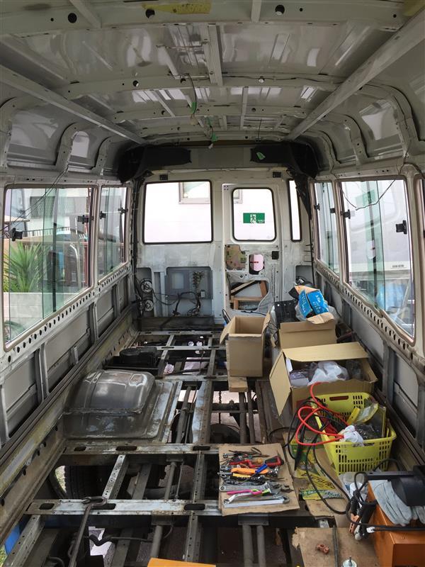 DIY bus conversion tools and parts
