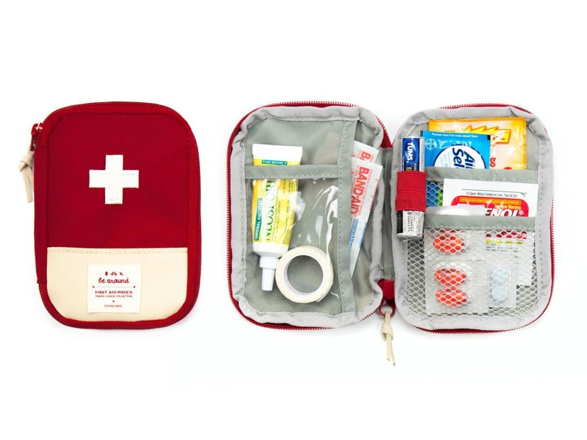 Small travel first aid kit