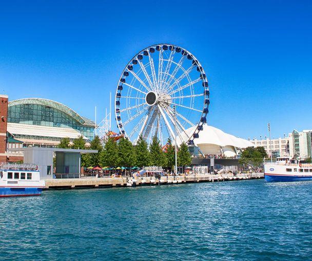 Chicago 2 day itinerary waterfront entertainment area