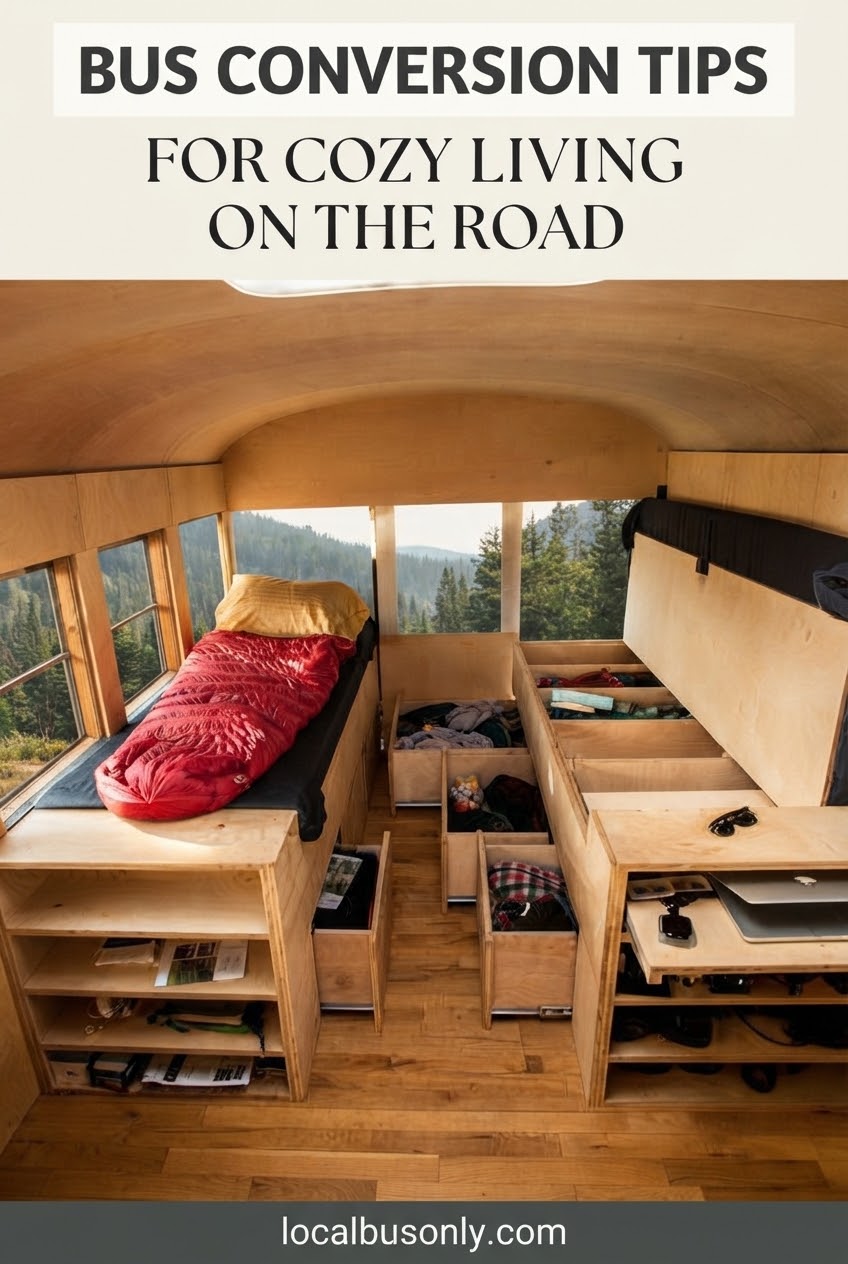 Bus Conversion Tips for Cozy Living on the Road