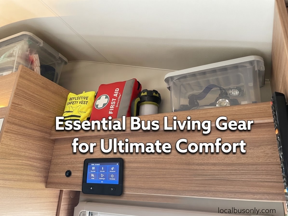 Essential Bus Living Gear for Ultimate Comfort