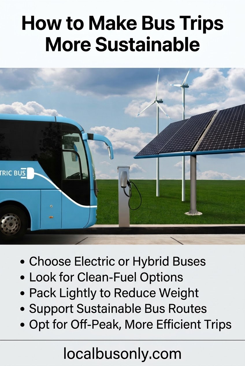How to Make Bus Trips More Sustainable
