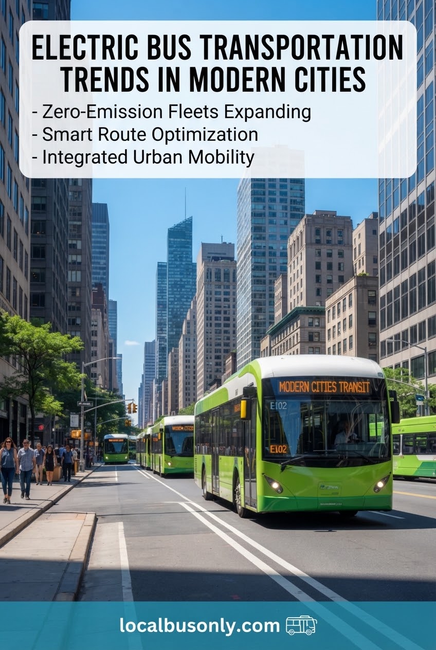 Electric Bus Transportation Trends in Modern Cities