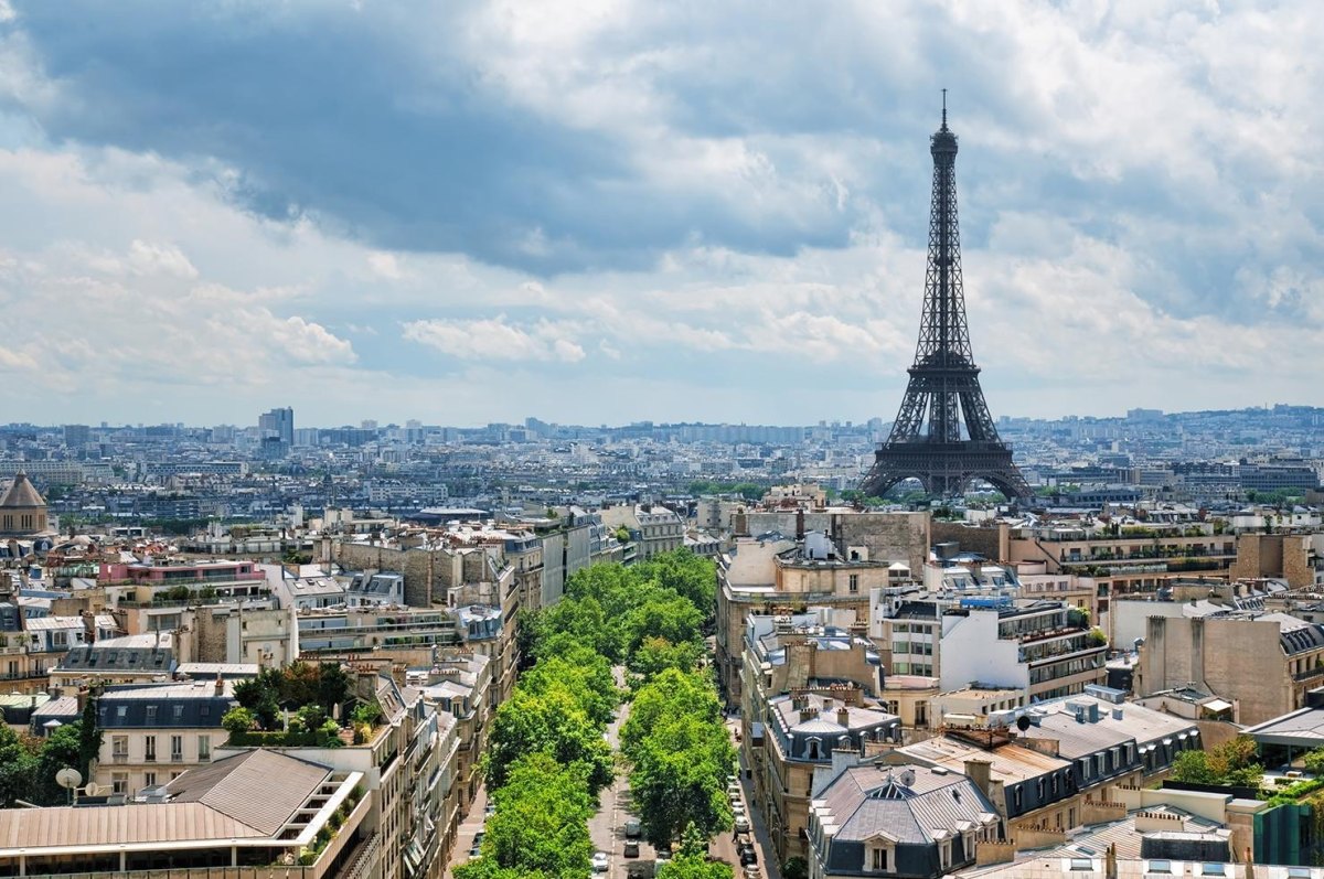 Paris Eiffel Tower city view