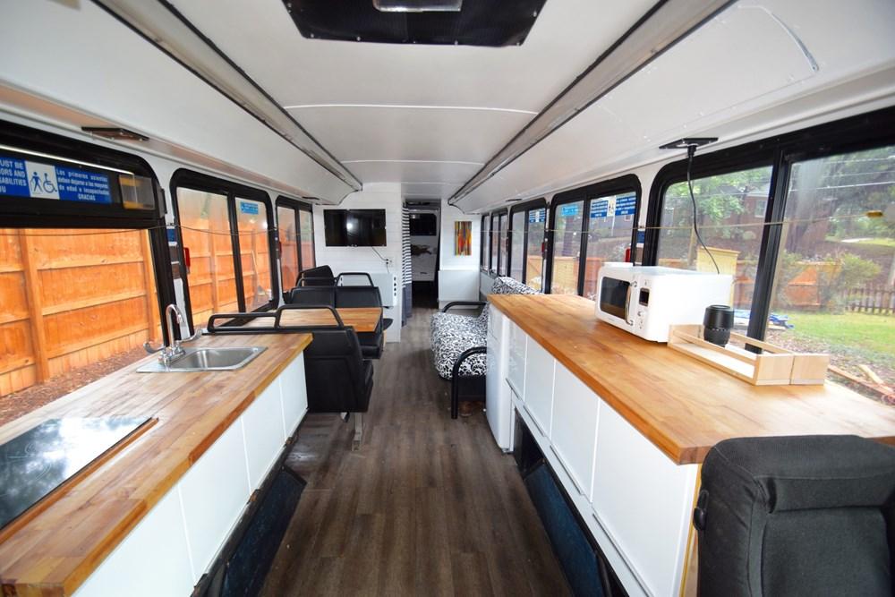 Bus RV interior conversion inspection