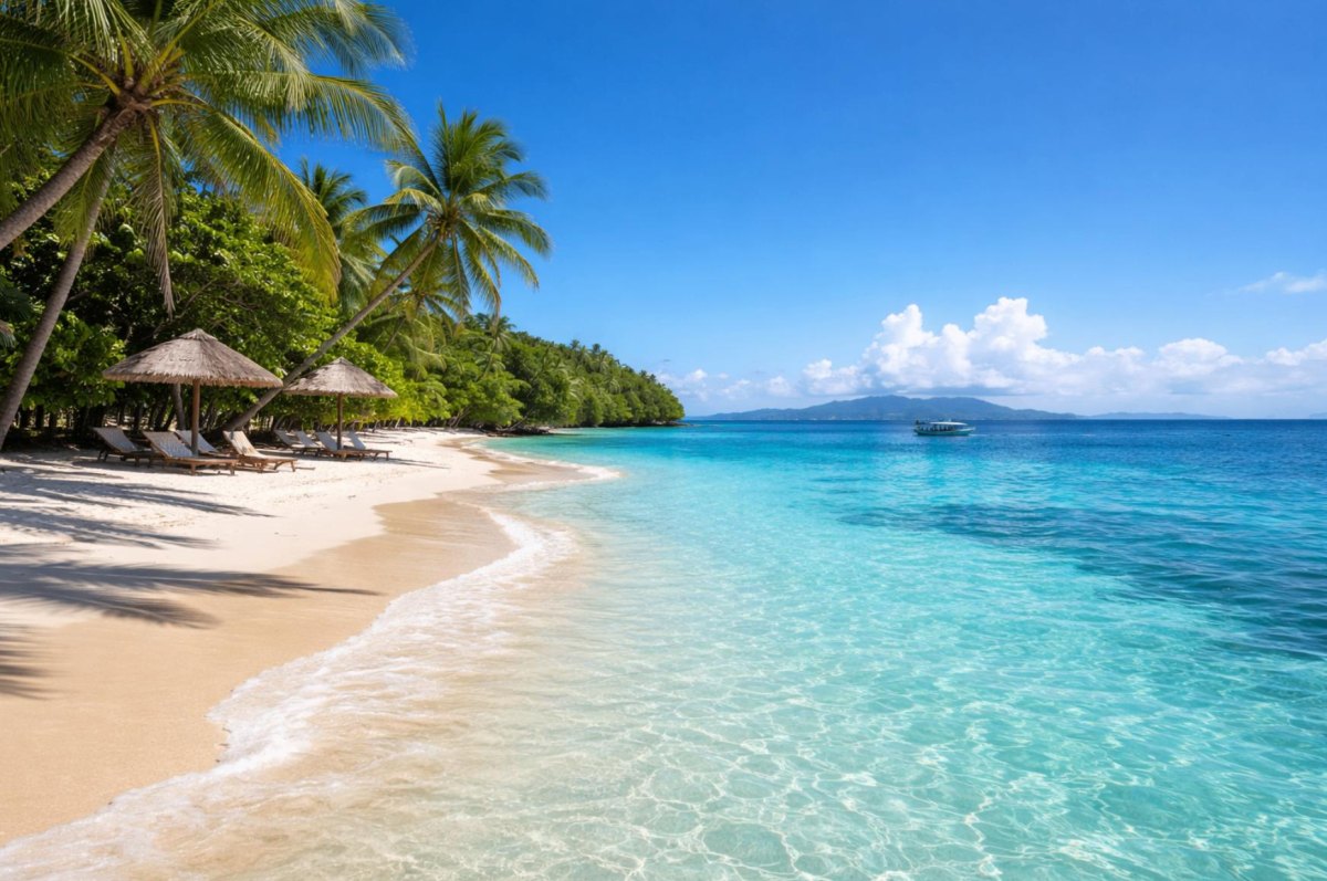 Gili Islands tropical beach water