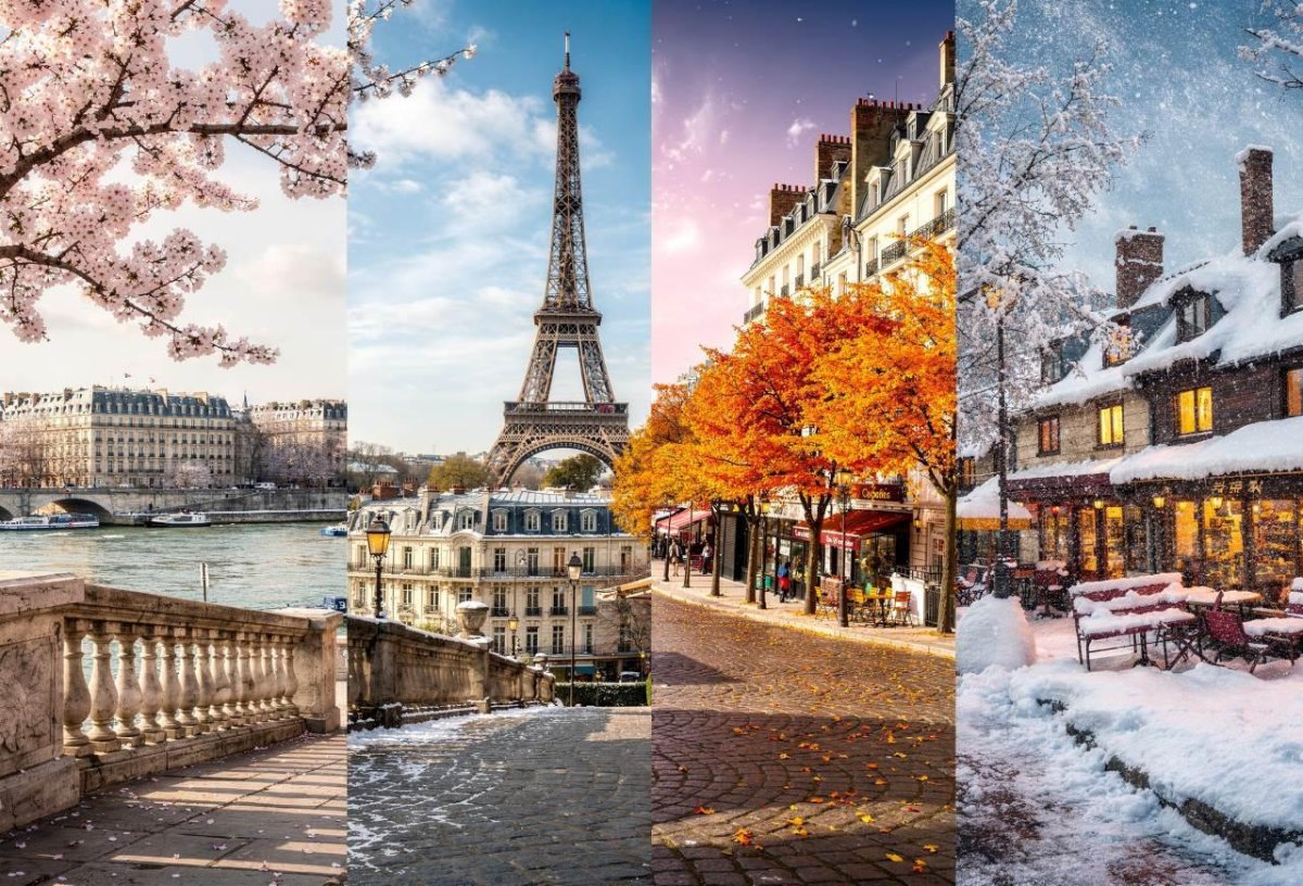 Europe travel across four seasons