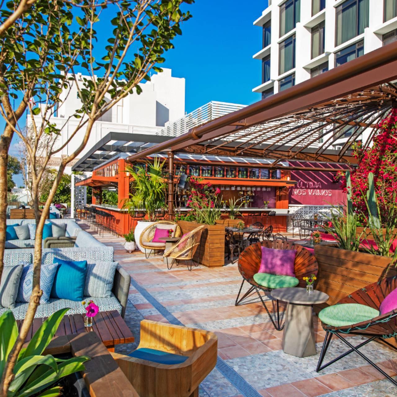 Serena Rooftop Miami tropical terrace