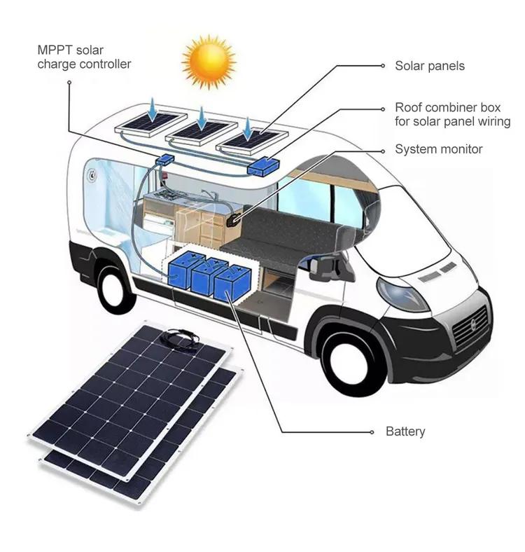 bus solar panels electrical system