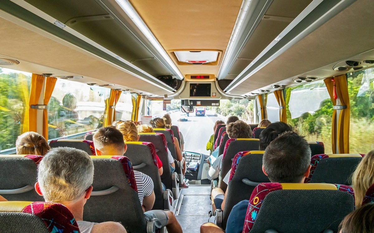 Eco tourism coach journey