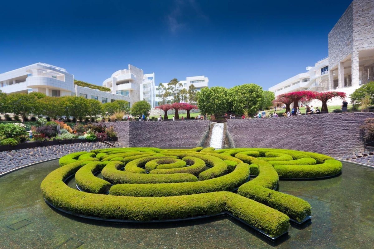 Getty Center architecture and garden views