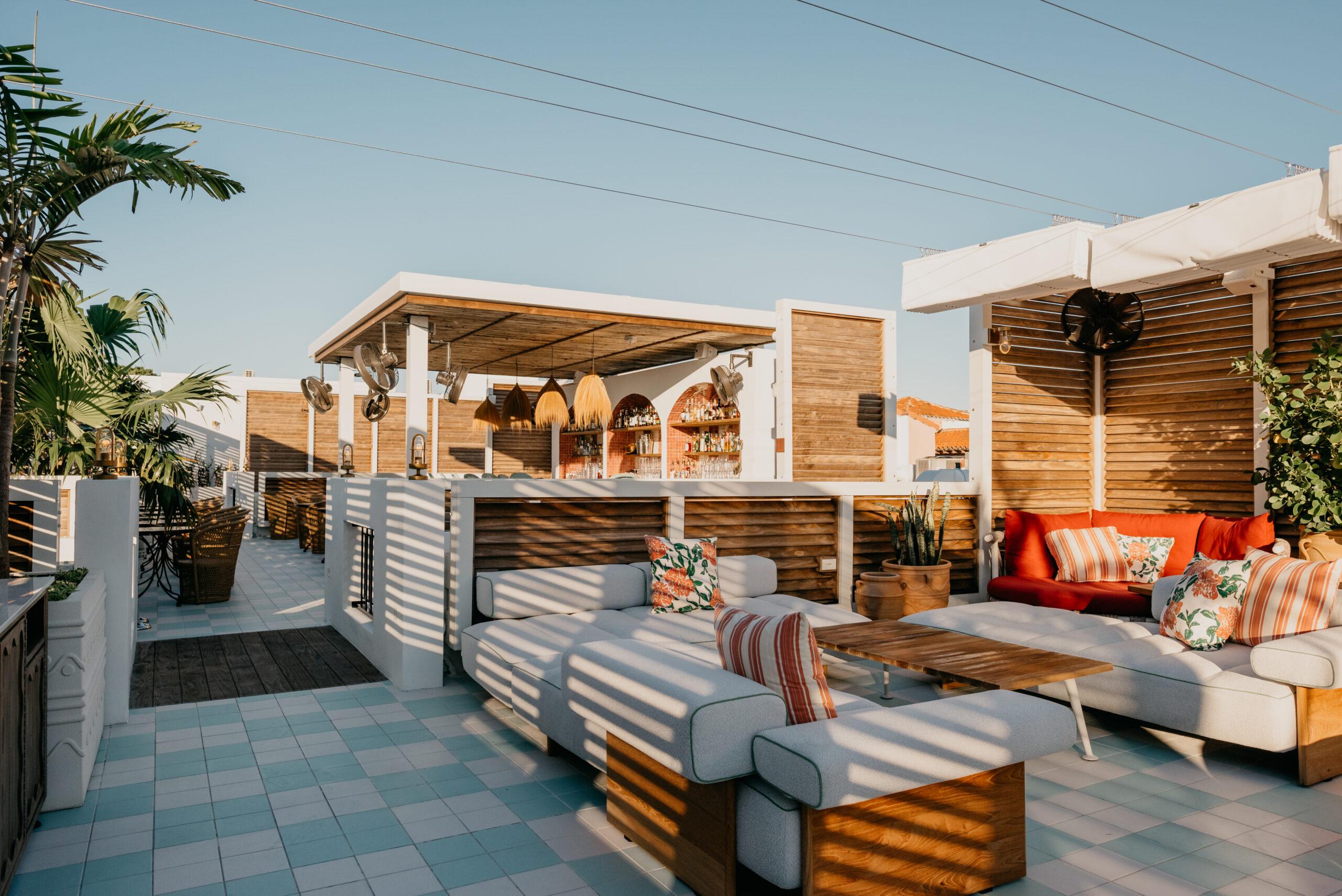 Esmé rooftop terrace above Española Way