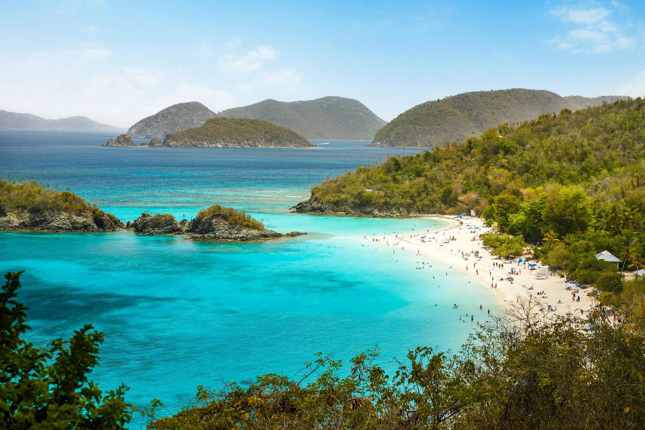 Trunk Bay St John snorkeling beach
