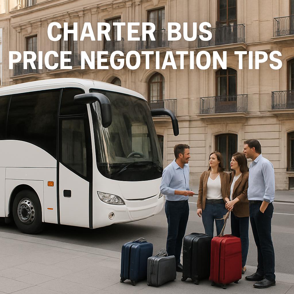 Charter bus rental price discussion