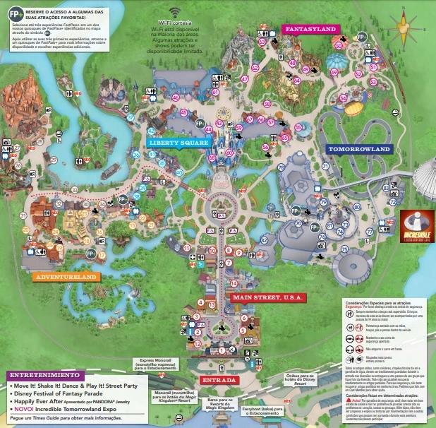 Family planning Disney park itinerary