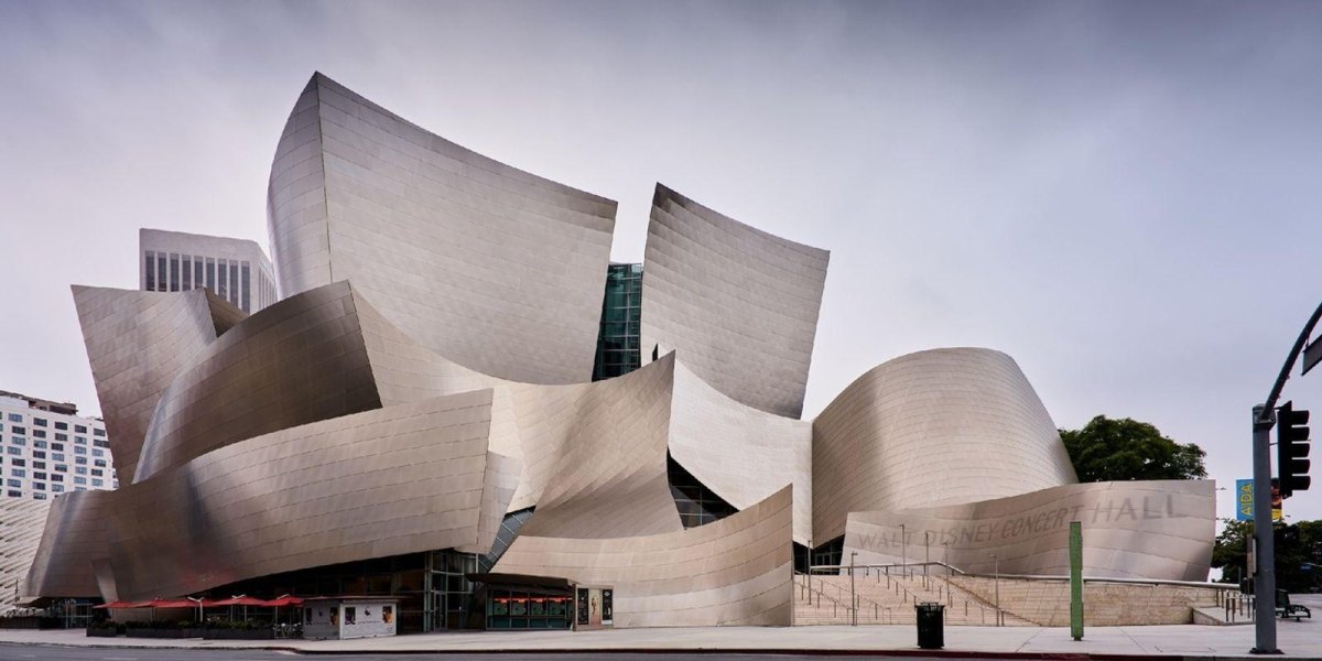 Walt Disney Concert Hall reflective exterior
