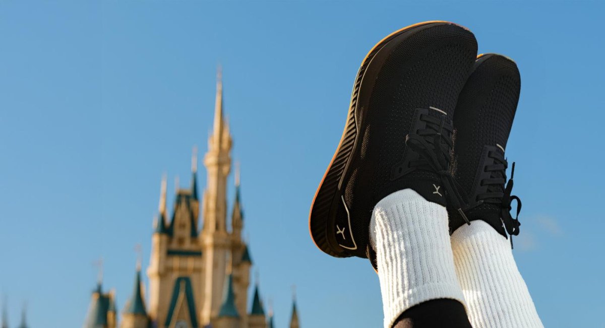 Comfortable walking shoes at Disney